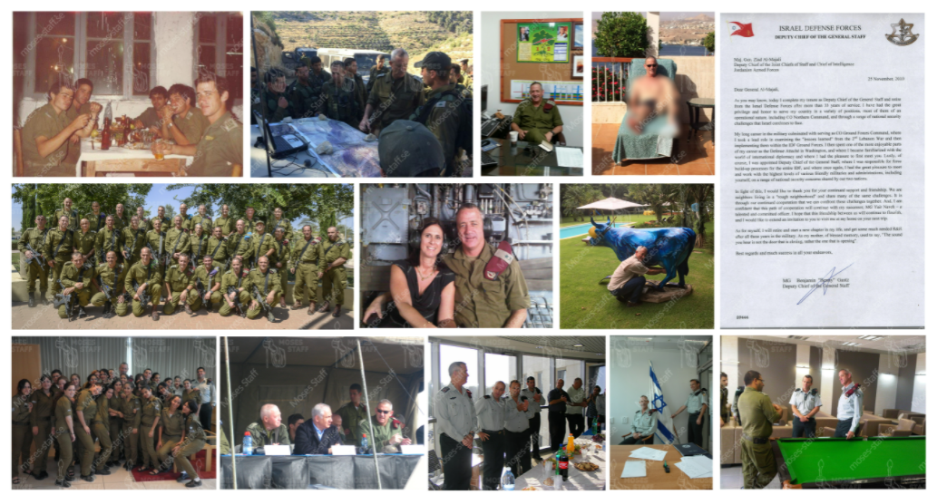 Läckta bilder från israeliska militär